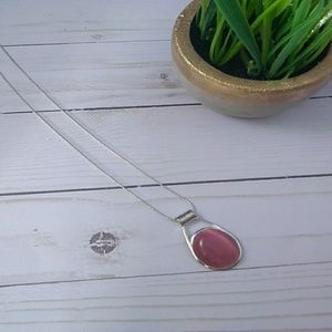 B3G1 pink pendant necklace